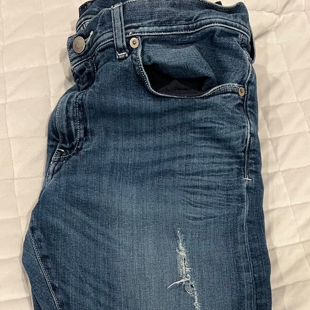 Men’s Armani Exchange Ripped Jeans